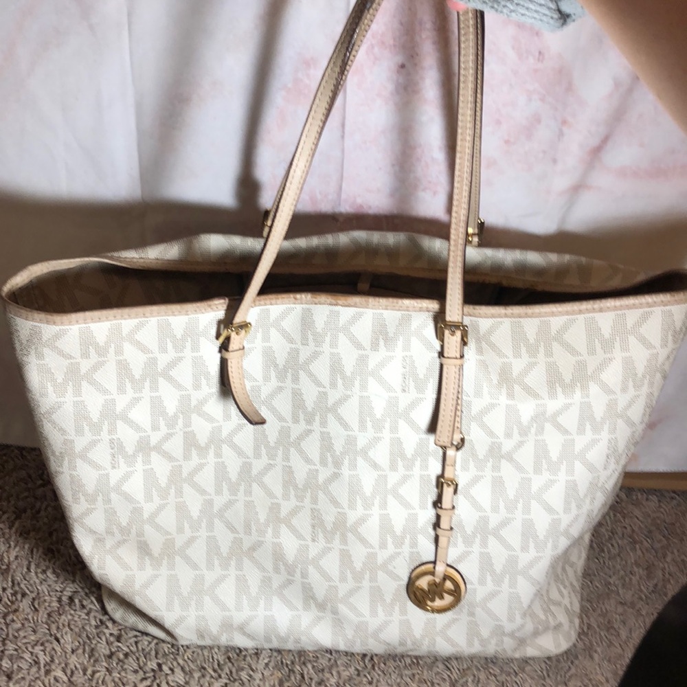 Authentic Michael Kors Logo Tote Bag